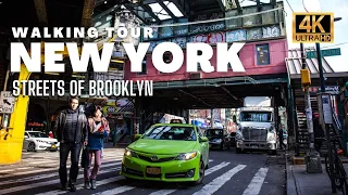 🇺🇸 Walking Brooklyn New York City | 4K HDR 60fps