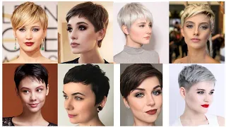 (Boys pixie)CORTE PELO CORTO DAMAS DE +55-60 AÑOS - CORTE DE CABELLO PIXIE BOB CORTO😎