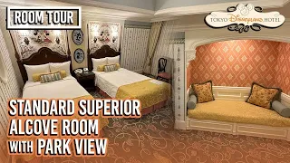 ROOM TOUR - Tokyo Disneyland Hotel - Standard Superior Alcove Room with Park View