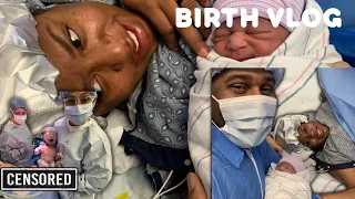 LIVE BIRTH VLOG | REPEAT C SECTION (POSITIVE) | 2023