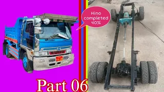 How to make rc truck Hino completed 40% to homemade Part 06
