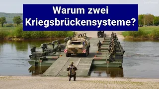 Warum nutzt die Bundeswehr zwei Brückensysteme? Faltschwimmbrücke und Amphibie M3 kurz vorgestellt