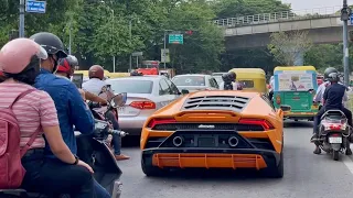 SUPERCARS IN INDIA | May 2022 (Bangalore) | McLaren 720S, Ferrari F8, Porsche Taycan...