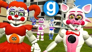 NEW FNAF SISTER LOCATION PILL PACK REVIEW! (Gmod FNAF Sandbox Funny Moments)(Garry's Mod)
