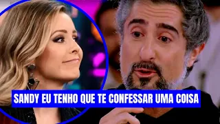 Sandy faz Marcos Mion cair chorar no Caldeirão