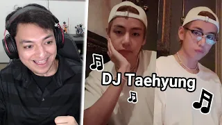 DJ Taehyung IN THE HOUSE! - BTS V Weverse Live Reaction