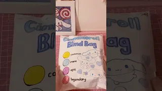 cinnamoroll blind bag! #cinnamoroll #sanrio #blindbag #diy #craft #papercraft #asmr #unboxing #kpop