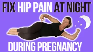 BEST SLEEP POSITION to relieve HIP PAIN in pregnancy