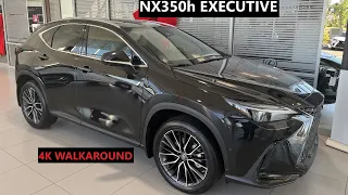 2023 Lexus NX350h Executive, Black with Rich Cream interior, 4K walkaround