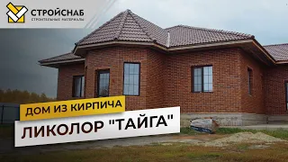 Ликолор Тайга.  Обзор дома из кирпича «Морион»