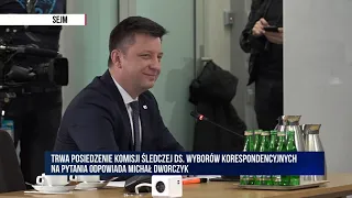 Michał Dworczyk przed komisją śledczą ds. wyborów korespondencyjnych