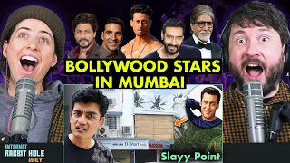 FOREIGNERS REACT to Where Bollywood Stars Stay in Mumbai | Slayy Point