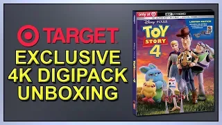 Toy Story 4 Target Exclusive 4K+2D Blu-ray Digipack Unboxing