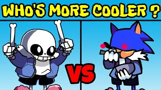 Friday Night Funkin' Sans vs Sunky | Who Is More Cooler (FNF Mod/Hard/Exe) (Hedgehoggle/Bonedoggle)