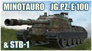 Minotauro, Jg.Pz. E 100 & STB-1 • WoT Blitz Gameplay