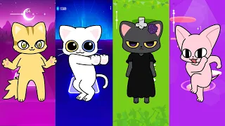 Cartoon Cats: Believer x Dance Monkey x Enemy x Sea Shanty (Cat Cover)