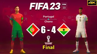 FIFA 23 - PORTUGAL vs. GHANA - FIFA World Cup Final - Ronaldo vs. Thomas - PS5™ [4K]