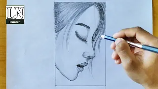 ^ how to draw a beautiful girl ^ || easy drawing - eamincb