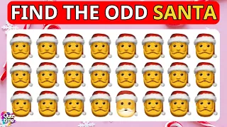 Spot the Odd One Out Christmas Emojis | Christmas Quiz
