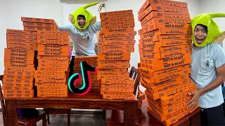 COMPRE 100 PIZZAS PARA ESTO LOS NUEVOS TIKTOK DE ALFREDO LARIN