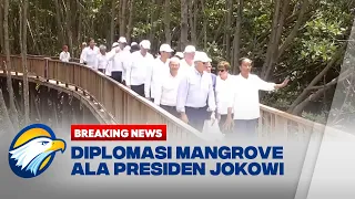 Momen Presiden Jokowi dan Pemimpin G20 Tanam Mangrove di Tahura Bali