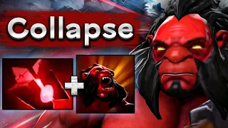 Коллапс на Аксе делает красиво! - Collapse Axe 7.35 DOTA 2