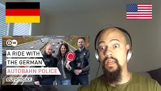 American Reacts To How exciting would it be to spend a day with the German Autobahn police