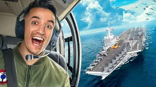 I spent 24h on the biggest Aircraft Carrier !! (french army)