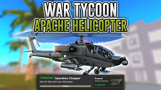 Roblox War Tycoon Apache