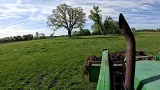 wife's first tractor drive