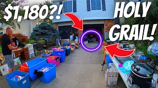 Massive Garage Sale Buy Caught ON CAMERA!