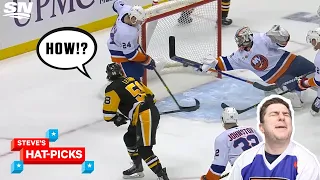 NHL Plays Of The Week: The BEST Paddle Save So Far This Season!? | Steve's Hat-Picks