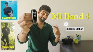 Mi Band 4 Review with Swimming, Running, Exercise & other Features Demo