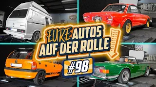 V8 im VW BUS und ERSTAUNLICHE Leistungen! - Prüfstandstag Halle77 - MARCO nimmt EURE Autos ran!