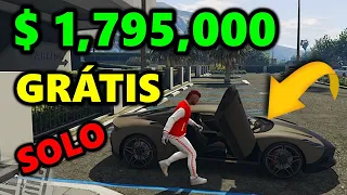 GTA V ONLINE COMO GANHAR CARRO DE GRAÇA VALOR $1,795,000 SOLO!!