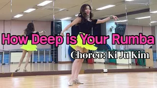 How Deep is Your Rumba Linedance/ High Beginner/ Choreo 김기주/ 하우 딥 이즈 유어 룸바 라인댄스/ JLDK