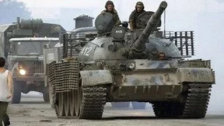 Колонна  бронетехники и подбитый танк 29 11 Донецк War in Ukraine