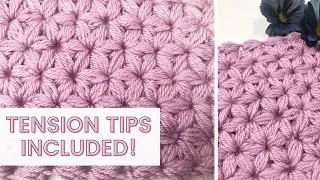 JASMINE STITCH Crochet Tutorial (with all my best tips!)