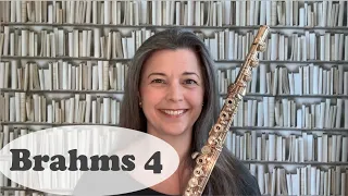 BRAHMS  4: orchestral flute TUTORIAL