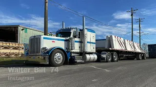 Христианская песня Мосты под Дальнобой по Америке на американской классики￼ Peterbilt 389