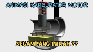 Cara Kerja Karburator Sepeda Motor + Animasinya