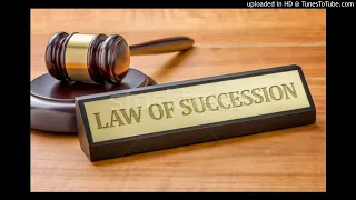 Law of Succession - Introduction - PVL 2602