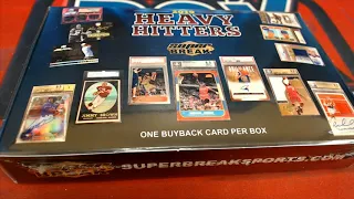 2019 Super Break One Time Heavy Hitters Edition Box ID 19HEAVY104