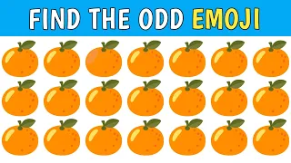 Find The Odd Emoji | Emoji Detective: Hunt for the Mismatched Emoji!