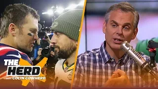Colin Cowherd reacts to Tom Brady's win over Aaron Rodgers, Packers on SNF | NFL | THE HERD