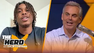 Justin Jefferson on Kirk Cousins vs. Joe Burrow, Vikings' interest in Justin Fields | NFL | THE HERD