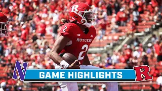 Northwestern at Rutgers | Highlights | Big Ten Football | Sept. 3, 2023