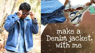 DENIM JACKET FROM SCRATCH l DIY JACKET | CRAFTOMIND