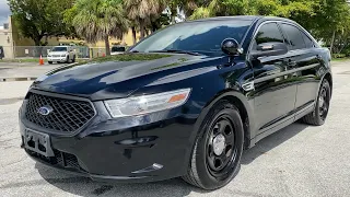 2014 Ford Police Interceptor Sedan Taurus 191k miles walkaround