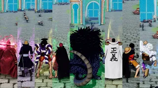 One Piece Pirate Warriors 4 - All Advanced Conquerors Haki Users Complete Moveset